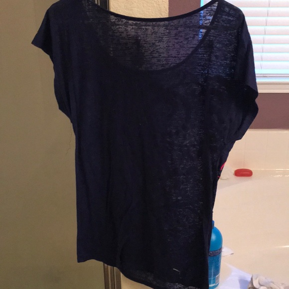 Express Top. Blue. Worn once. - Picture 2 of 2
